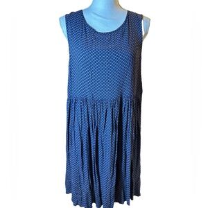 Hinge Navy Disk Aeroplanes Sleeveless Dress🆕